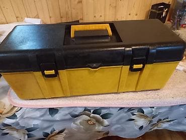 instrument qabı: Böyük ölçülü alət çantası - Material: möhkəm plastik (sarı korpus — 2