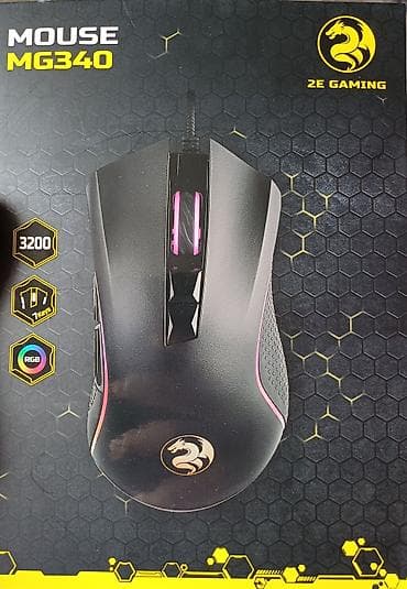 maus pad: 2E Gaming Mouse MG340 – Black Mouse kutusu açılıb ama işledilmeyib — 1