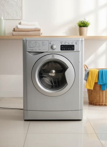 naxis masini: Paltaryuyan maşın Indesit, 7 kq, İşlənmiş, Avtomat, Qurutma var, Kredit yoxdur, Ünvandan götürmə — 1