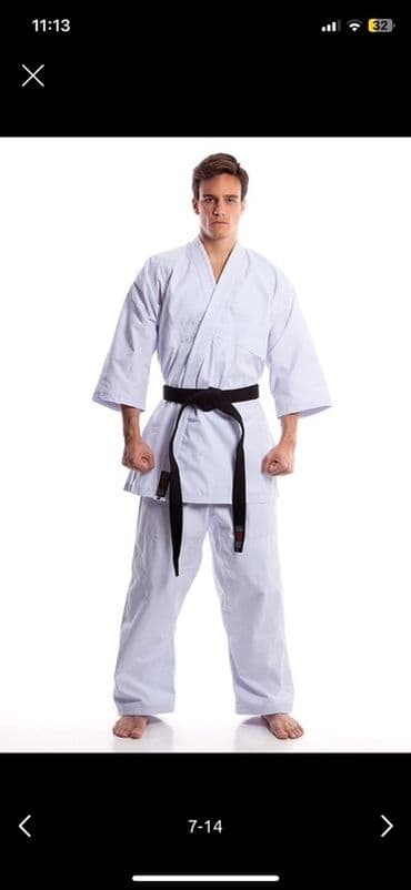 детский купальники для гимнастики: Judo geyim dəsti – mavi və ağ rənglərdə Məhsul haqqında: - Klassik — 10