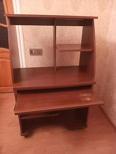 Kompüter masası, İşlənmiş, Açılan, DSP, Oval masa