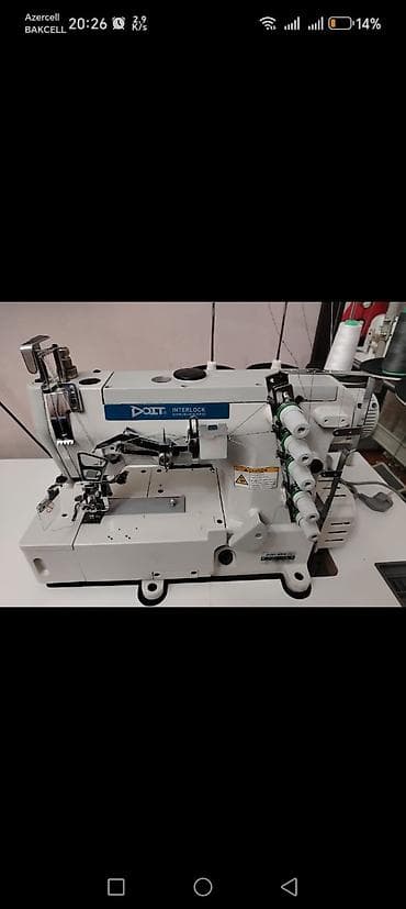 Tikiş maşını Yeni,Overlok, 5 saplı, Ünvandan götürmə