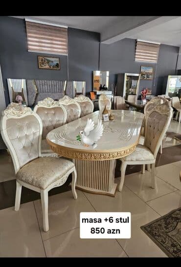 Masa və oturacaq dəstləri: Masa desti yeni — 1