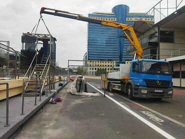 yük qaldıran: 3 TONDAN 33 TONA DƏK YÜKLƏRİN YÜKLƏNİB BOŞALMASI VƏ DAŞINMASI 7/24 — 8