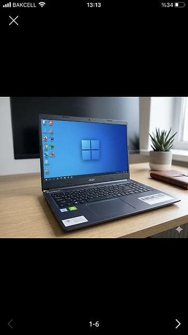 Acer noutbuk – texniki göstəricilər - Prosessor: Intel Core i3-8130U — 6
