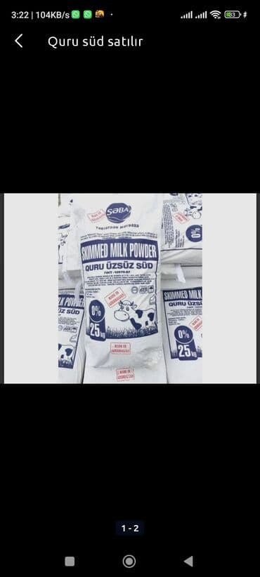 Iran Belarus quru südü satılır. Sifarişlər ünvana çatdırılır