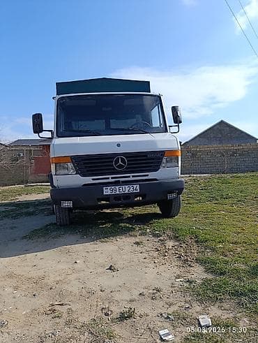 Mercedes-Benz 612D yük maşını - Gövdə: tentli, yüksək bortlu — 3