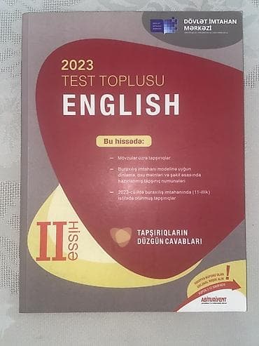 İngilis dili Testlər 11-ci sinif, DİM, 2-ci hissə, 2023 il