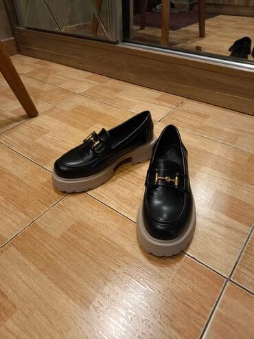 parça mokasinlər: Ölçü: 37, rəng - Qara, İşlənmiş — 3
