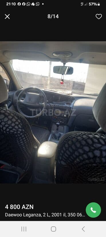 variator surətlər qutusu: Daewoo Leganza: 2 l | 2001 il Sedan — 7
