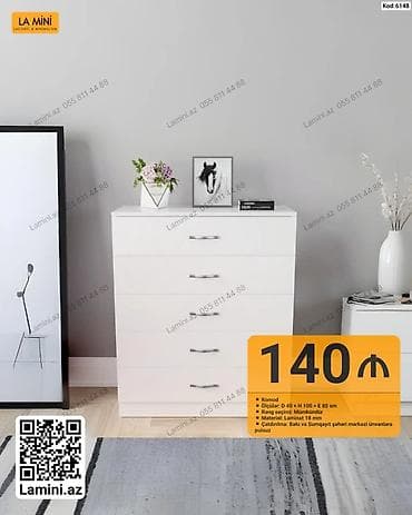 Məhsul: Komod (Kod: 6148) Xüsusiyyətlər: - Ölçülər: Dərinlik 40 sm ×
