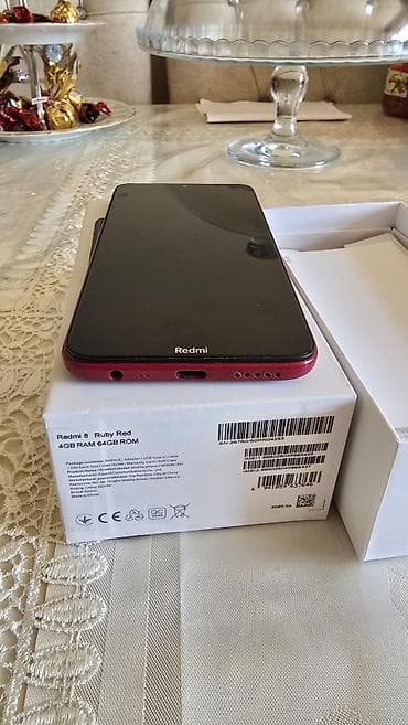 cat kabel: Redmi 8, 64 GB, rəng - Qırmızı, İki sim kartlı — 3
