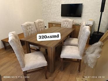 kravat tek neferlik: Qonaq otağı üçün, Yeni, 6 stul — 1