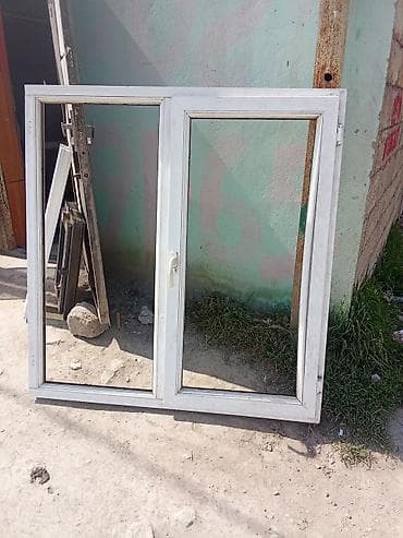 pencere sekilleri: İşlənmiş İkiqat şüşə paketi Plastik pəncərə, Еni: 140 sm, Uzunluğu: 160 sm — 7