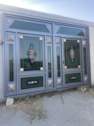 qapi ucun bezekler: Yeni Metal Həyət darvazası, Yana açılan, Kredit var, Ödənişli quraşdırma, Rayonlara çatdırılma, Ödənişli çatdırılma, Ünvandan götürmə — 2