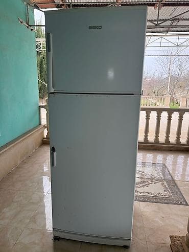 satfinder satisi: İşlənmiş 2 qapılı Beko Soyuducu Satılır, rəng - Ağ, Təkərli — 1