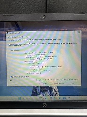 HP: İşlənmiş HP 15.6 ", Intel Core i7, 256 GB, Ödənişli çatdırılma — 3