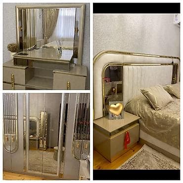 islənmis stol stul: İkinəfərlik çarpayı, Dolab — 1