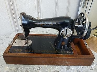 tikis masinlar: Mexanik tikiş maşını – stolüstü, əl çarxlı model - Klassik tökmə — 4