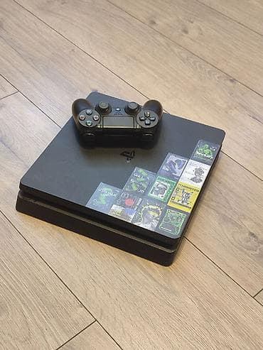 mafia ps4: PlayStation 4 Slim oyun konsolu + DualShock 4 idarəetmə pulti — 1