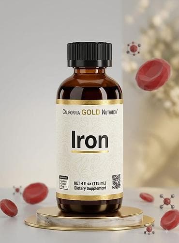 gold pişik: Məhsul: California Gold Nutrition – Iron (dəmirlə zəngin qida əlavəsi) — 1