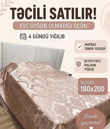 Yataq dəsti – 180x200 — 1