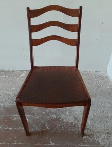 стол и стулья: Taxta stullar 4 ədəd — 1