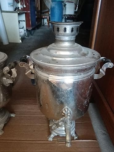 Б/у Дровяной Самовар, 3 л, Самовывоз at lalafo.az Б/у Дровяной Самовар, 3 л, Самовывоз