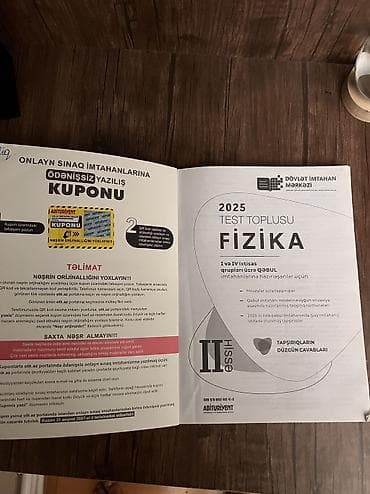 физика: Fizika toplu 2-ci hissə 
Əlaqə whatsapp: 0552826140 — 2