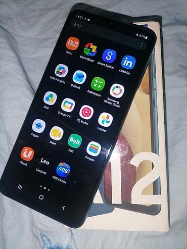 Samsung Galaxy A12, 32 GB, rəng - Mavi, İki sim kartlı