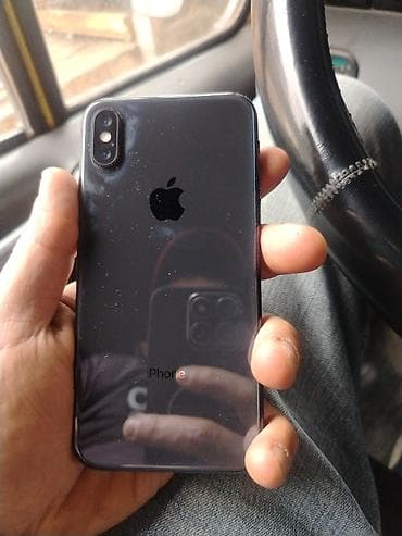 Компьютеры, ноутбуки и планшеты: IPhone X, 64 ГБ, Черный, Гарантия, Отпечаток пальца, Face ID — 2