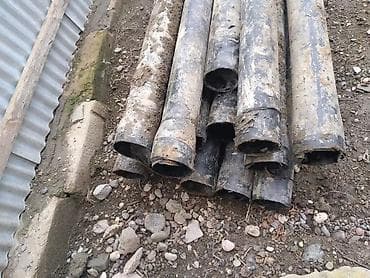 Su boruları: Məhsul: Plastik/HDPE borular dəsti Təsvir:100 mm borudu 18 ededi.Cemi — 1