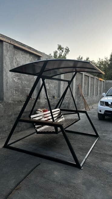 evim mebel: Skamya-yelləncəl, Zontikli, Metal — 2