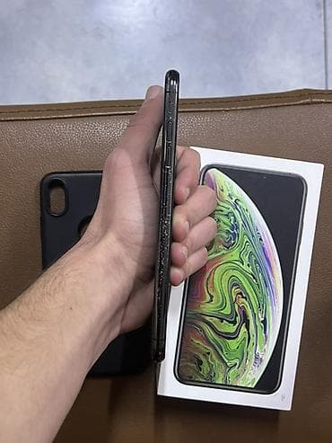 telefon aliram: IPhone Xs Max, 256 GB, Space Gray, Barmaq izi, Simsiz şarj, Face ID — 4