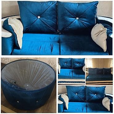 divan ustu: Divan 2 eded ( 3 neferlik digeri 2 neferlik ) Acilir Bazali Jurnal — 1