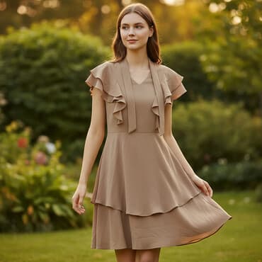 dani one kremi: Платье / Don Sərin saxlayan materiala sahibdir. (Viskoze-polyester — 1