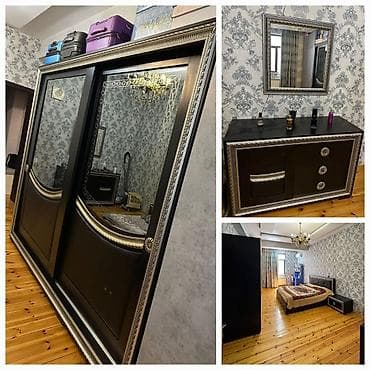 taxt doşəyi: Yataq dəsti satılır qiyməti 500 manat dəstə daxildi dolab taxt termo — 1