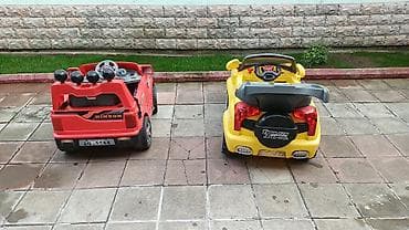 ev masin: Uşaq elektrik avtomobilləri – 2 model birlikdə - Model 1: Qırmızı — 3