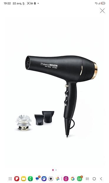ev qizdiran: MOZER MZ-8835 saç feni MOZER Professional Beauty Tools seriyasına aid — 2