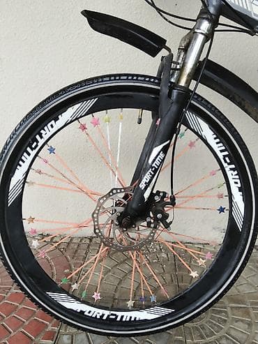 velosiped icarəsi: Sport-Time dağ velosipedi - Qatlanan alüminium tipli gövdə - Ön — 3