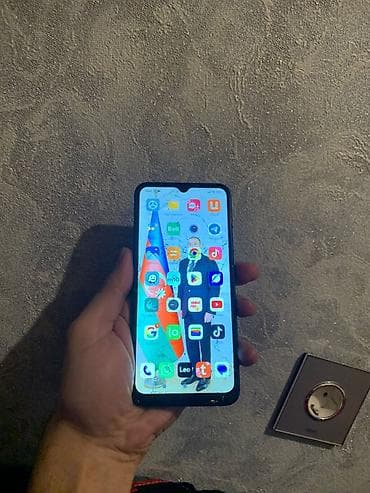 nomre satisi nar: Redmi 9C, 64 GB, rəng - Mavi, Barmaq izi — 3