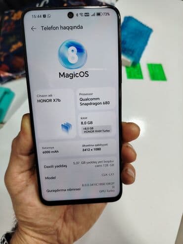 honor 20 lite: Honor X7b, 128 GB, rəng - Qara, İki sim kartlı — 5