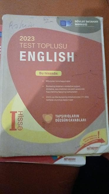 informatika 6 ci sinif pdf: İngilis dili Testlər 7-ci sinif, DİM, 1-ci hissə, 2023 il — 2