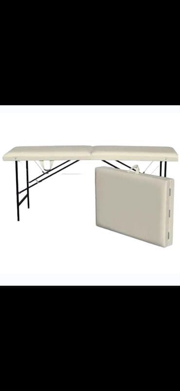 Yeni, Masaj kuşetkası, Qatlanan, rəng - Süd rəngi