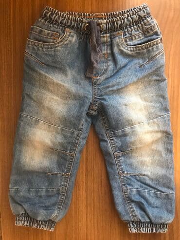 детские вещи на комиссию: Mothercare 12-18 ay мазакея 12-18 месяц джинсы и брюки. Cins şalvar — 1