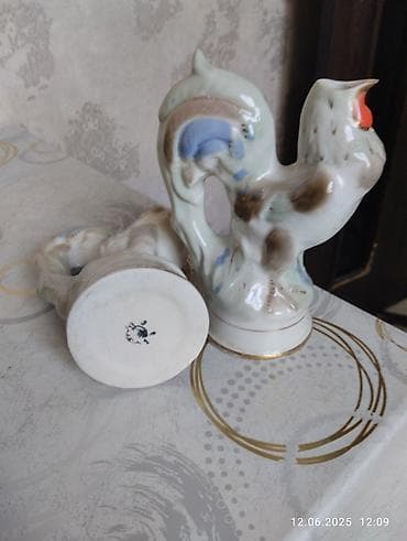 it sekilleri cekmek: Fiqur, Keramika, rəng - Qızılı — 2