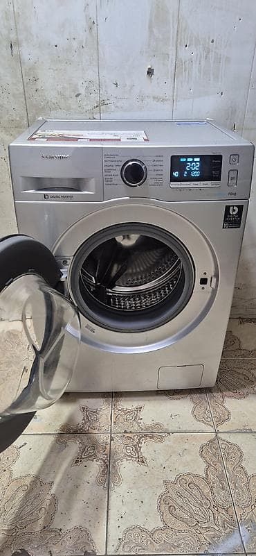 Məişət texnikası: Paltaryuyan maşın Samsung, 7 kq, İşlənmiş, Avtomat, Qurutma var, Ödənişli çatdırılma — 2