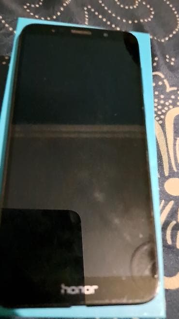 Honor 7A, rəng - Qara, İki sim kartlı