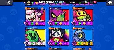 Brawl Stars hesabı – yüksək səviyyəli oyun profili - Kupa: 35,801 - — 10