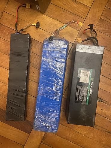 moped elektro: Elektrik skuter/velosiped üçün batareya paketləri - Üç ədəd — 1